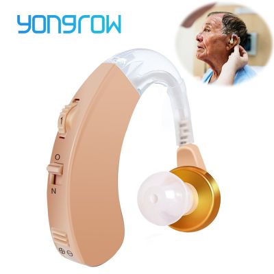 ZZOOI Yongrow Hearing Aids Sound Amplifier Hearing Aid for the Deafness Behind Ear Adjustable Amplifier Audifonos Speaker Amplified