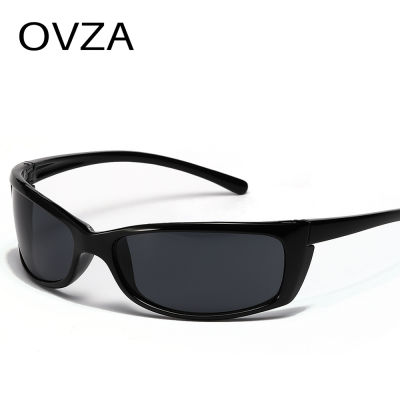 OVZA สี่เหลี่ยมผืนผ้าแว่นกันแดดสำหรับผู้ชายกีฬาแว่นตาผู้หญิง2022ใหม่ S0096