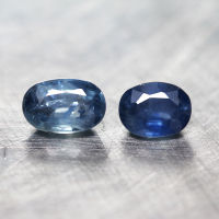 1.05 ct ไพลิน เผาเก่า (Heated Blue Sapphire)