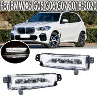 LED Front Bumper Fog Lamp Daytime Running Light for BMW X5 X6 X7 G05 G06 G07 2018-2020 63177406365 63177406366