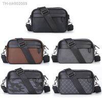 ◎℡◎ Vintage PU Leather Man Bags Small Square Shoulder Bags For Men Business Messenger Bags Male Fashion Handbag Casual Phone Pouch