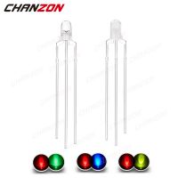 100 Pcs 3mm Led Diode Bicolor Two Color Red Green Blue Commmon Anode Cathode 2V 3V 20mA F3 Light Emitting Lamp Blub For DIY PCB