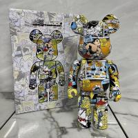 Bearbrick 400 หมีความรุนแรง 积木熊 แรบบู Astro Boy มิกกี้เมาส์ สุทธิสีแดง -- ตุ๊กตา ของตกแต่ง