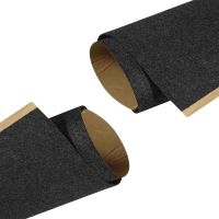 2X Speaker Cloth Car Subwoofer Box Polyester Fiber Sound-Absorbing Board Clothes Anti-Seismic Blanket Felt Gray