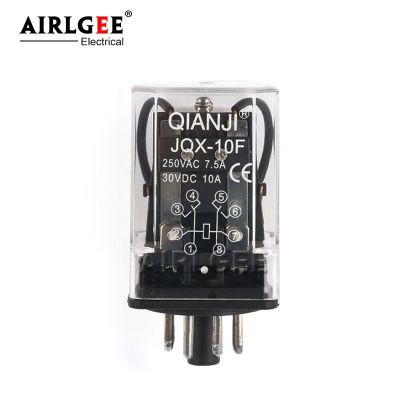 Special Offers JQX-10F 2Z 12VDC,24VDC,220VAC Coil 8 Pins Intermediate Relay High Power Small General General Purpose Relay