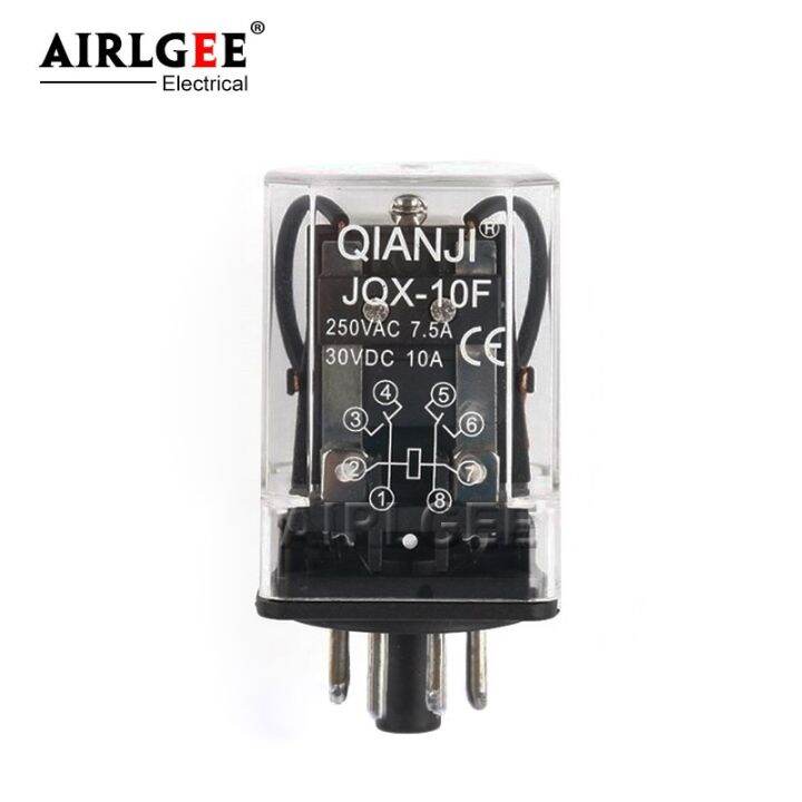 special-offers-jqx-10f-2z-12vdc-24vdc-220vac-coil-8-pins-intermediate-relay-high-power-small-general-general-purpose-relay