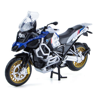 1/12 Bmw R1250gs Simulation Alloy Motorcycle Model Childrens Toy Car Sound And Light Shock Absorber Ornaments