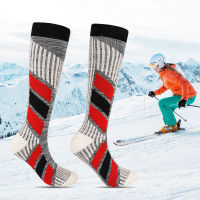 Winter Motorcycles Socks Electric Merino Wool Mens Bicycle Cycling Sock Mens Sport Women Thermal 2022