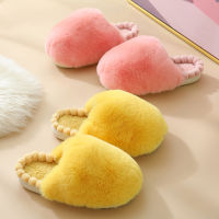 2021 Fluffy House Slippers Plush Women Flat Cotton Shoes Ladies Indoor Outdoor Home Cozy Slippers Female Fur Winter Warm Slides