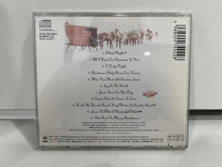 1-cd-music-ซีดีเพลงสากล-mariah-carey-merry-christmas-m3b111