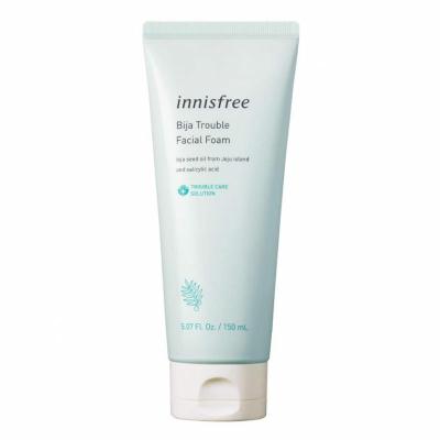 BONITA U ❤️ Innisfree Bija Trouble Facial Foam 150ml. คลีนซิ่งโฟมเนื้อเนียนนุ่ม