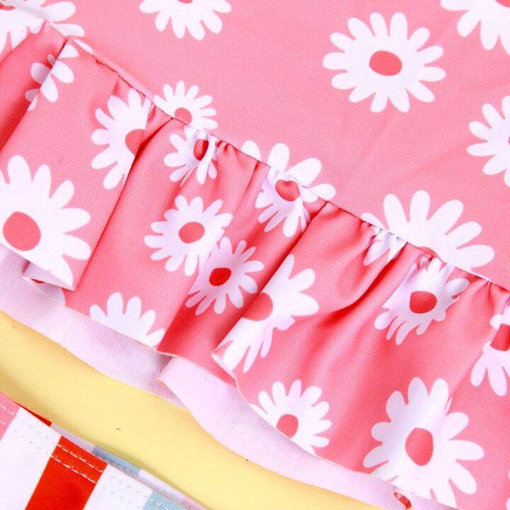ชุดเด็กทารกเด็ก-สายรัด-ruffles-ชายหาด2ชิ้นชุดเด็กฤดูร้อนทะเลเสื้อผ้าสาวสีชมพูสีขาวสระว่ายน้ำชุดว่ายน้ำ2023ชุดว่ายน้ำใหม่
