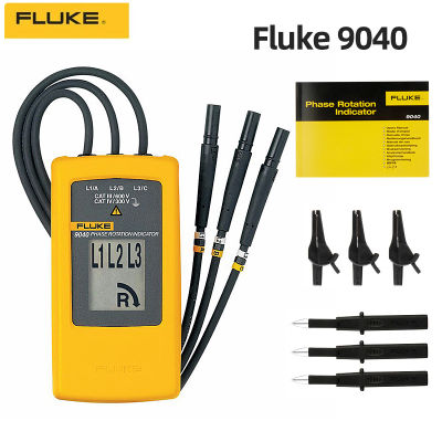 Fluke 9040มิเตอร์เครื่องทดสอบตัวบ่งชี้การหมุนเฟสดิจิตอล