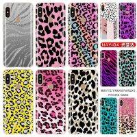 ◆✤♈ Soft Silicone Case For Xiaomi Redmi Note 11 10 9 8 7 Pro Max 10s 9s 8t 4G 5Gr Snow Leopard print Sexy animal