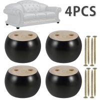 ✆♧❂ 4 Pcs/Set Wooden Sofa Legs Feet Coffee Table Furniture Level Feets Cabinet Legs Furniture Feet Anti Slip Floor Protector Pad