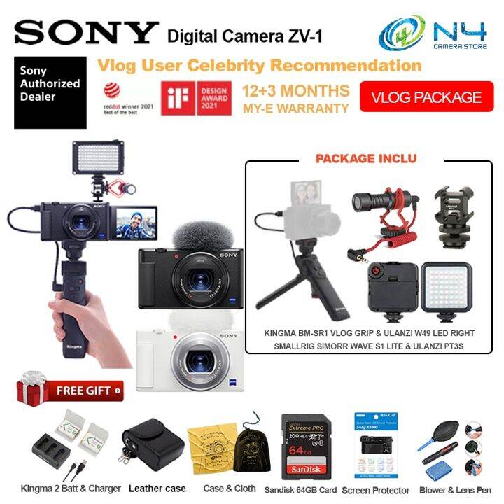 Sony Digital Camera ZV1 ZV1 ZV 1 [Register Online Extra 3 Month