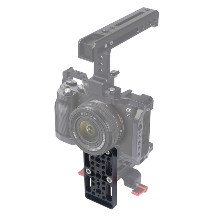 วิดีโอสลับแผ่นชีสกล้องแผ่นง่ายสำหรับ-railblocks-ประกบและแท่งสั้นสำหรับกล้อง-dslr-กรง-rig