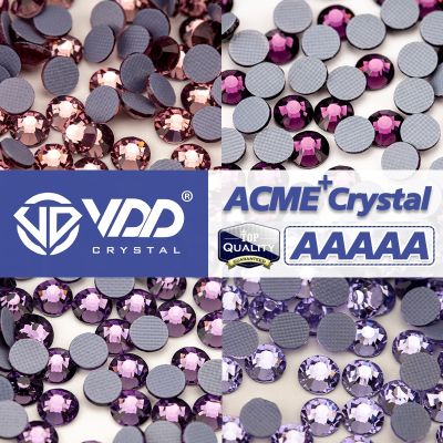 【CW】 VDD Lt.Amethyst/Amethyst/Tanzanite/Violet AAAAA Top Glass Hotfix Rhinestones Flatback Strass Glitter Stones Decorations