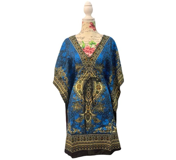 BATIK BOHEMIAN DRESS / MINI KAFTAN DRESS - SUMMER ATTIRE | Lazada PH