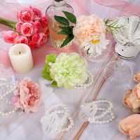 Prom Bridesmaid Party Wedding Wedding Corsage Accessories Elastic Pearl Wrist Bands