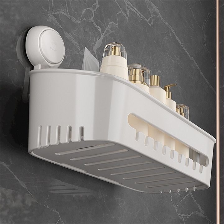 lordwey-ชั้นเก็บของทรงสี่เหลี่ยมแบบเจาะรูใช้ในถ้วยดูดห้องน้ำของอุปกรณ์ห้องครัวห้องน้ำตะขอแขวนอุปกรณ์