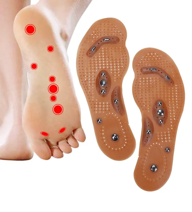 Hg Acupressure Slimming Insole Pad Magnetic Therapy Massage Insoles For