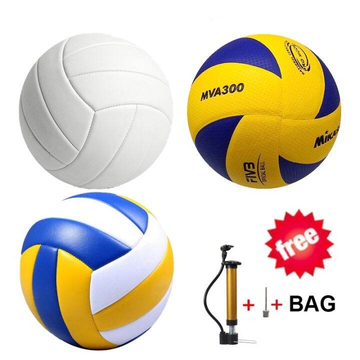 【COD】 ICMART All Pure White Volleyball ball Outdoor and Beach Ball Sports Original Mikasa