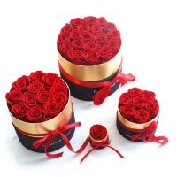 Eternal Rose in Box Preserved Real Rose Flowers With Box Set The Best Mothers Day Gift Romantic Wedding Valentines Day Gifts Artificial Flowers  Plan