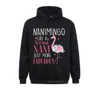 Flamingo Nanimingo Like A Normal Nani Gifts Funny Grandma Men Sweatshirts Lovers Day Casual Hoodies High Quality Clothes Men Size Xxs-4Xl