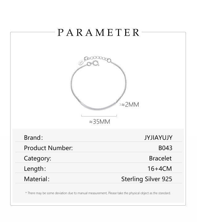 jyjiayujy-กำไล-s925เงินสเตอร์ลิงทั้งหมด100-มีในสต็อกเงินโค้งคุณภาพสูงแฟชั่นแพ้ง่ายของขวัญใช้ในชีวิตประจำวัน-b043