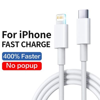 Chaunceybi 30W Original USB Lightning Cable iPhone 14 13 12 X XS XR 7 8 Type C Charger Fast Charging