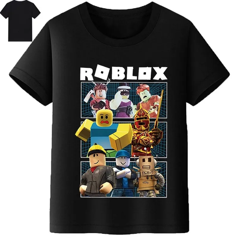 2021 Roblox New Boys T-shirt Girls Short Sleeve Children Among Us Clothing  Cartoon Children's Ghost Slayer T-shirt Game Baby Naruto T-shirt | Lazada PH