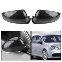 2pcs for VW Golf 5 MK5 Jetta 2006-2011 Side Wing Mirror Cover Car RearView Mirror Case Caps