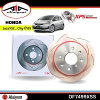 ส่งฟรี TRW XPS จานเบรค - หลัง HONDA JAZZ GE / City แจ๊ส/ซิตี้09-13 จานเบรคแต่ง เซาะร่อง  รหัส DF7499XSS จำนวน 1คู่