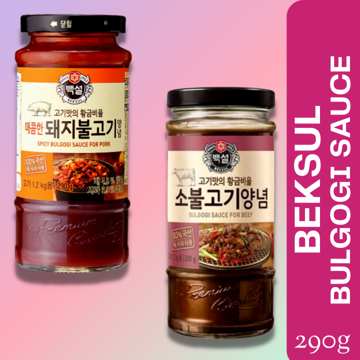 Beksul Bulgogi Sauce Pork and Beef Bulgogi Marinade Sauce 290G