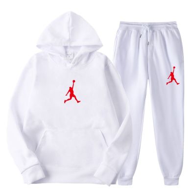 New Brand Winter Mens Sets 2-Piece Hoodies+Running Pants Sport Suits Casual Men/Women Sweatshirts Tracksuit Hooded Sportswear