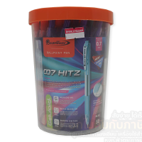 ปากกา Quantum 007 HITZ ปากกาลูกลื่น ควอนตั้ม ขนาด 0.7mm. หมึกสีน้ำเงิน บรรจุ 50แท่ง/กระบอก จำนวน 1กระบอก พร้อมส่ง