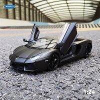 LP700-4อะลูมิเนียมอัลลอยสำหรับเด็กโมเดลรถยนต์สปอร์ต Aventador แบบหล่อท้ายรถของเล่นล้อเลื่อนสำหรับเด็ก