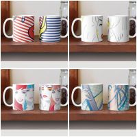 Custom Funny Ceramic Cups Creative Cups And Cute Mugs Personalized Gift Nordic Kawaii Cup For Tea Coffee Cups Beer Autumn Anime