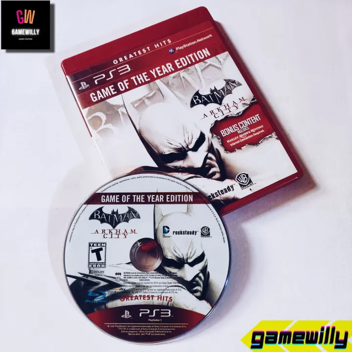 BATMAN ARKHAM CITY PS3 GAME OF THE YEAR/STANDARD EDITION, GOOD AS NEW  CONDITION , MINIMAL TO NONE SCRATCHES ON CD , COMPLETE IN BOX WITH MANUALS  , PS3 GAMES , PLAYSTATION 3 GAMES | Lazada PH