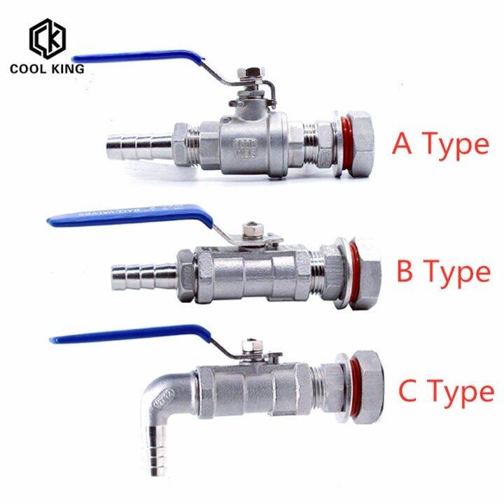 1-4-3-8-1-2-dn8-dn10-dn15-ss304สแตนเลสวาล์วลูกเล็กไร้รอยต่อ-amp-6มม-หม้อกาต้มเบียร์ที่บ้านหนาม25มม