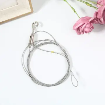 Picture Hanging Wire with Hook, 2pcs Adjustable Picture Hanging Wire High  Strength Sturdy For Art Gallery For Exhibition