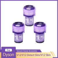 ‘；【。 3PCS HEPA Filter For Dyson V12 Cordless Vacuum Cleaner V12 Detect Slim And V12 Slim Replacement Washable Spare Parts Accessories