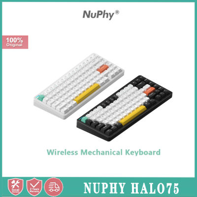 Nufy Halo75บลูทูธไร้สายที่สามจำลองการตรวจสอบแป้นพิมพ์ปลั๊กเอนกประสงค์คีย์บอร์ดแบบกลไก