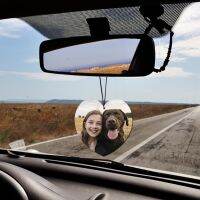 Car Fragrance Custom Photo Pendant Car Perfume DIY Photos With Decor Car Car Double-sided Freshener Personalized Creative A H4R3