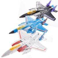 JINBAO Starscream อนเดอร์แคร็กเกอร์สกายวาร์ป F15 FG01 DS01ชุด DF06เครื่องบินอนิเมะตุ๊กตาขยับแขนขาได้หุ่นยนต์ของเล่นแปลงร่างโมเดล