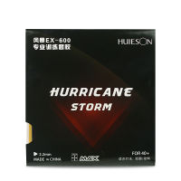 ยางปิงปอง Huieson รุ่น Hurricane Storm จำนวน 2 แผ่น(ดำ+แดง) – ยางที่สปินเหมือนพายุหมุน Hurricane