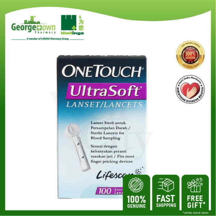 One Touch Ultrasoft Lancet (100S - BOX) | Lazada