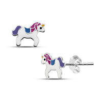 unicorn kids stud earring , kids earring , unicorn earring silver , silver stud earring , ต่างหูยูนิคอร์นเด็ก ต่างหูเด็ก ต่างหูยูนิคอร์นเงิน ต่างหูเงิน