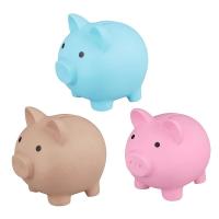 Kids Cartoon Pig Shaped Money Boxes Cute Plastic Animal Piggy Bank for Coin Storage Exquisite Birthday Gift Home Decorations